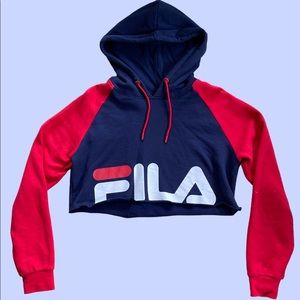 FILA crop hoodie